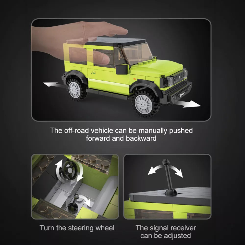 Suzuki Jimny - Green, Off-Road SUV Model Kit