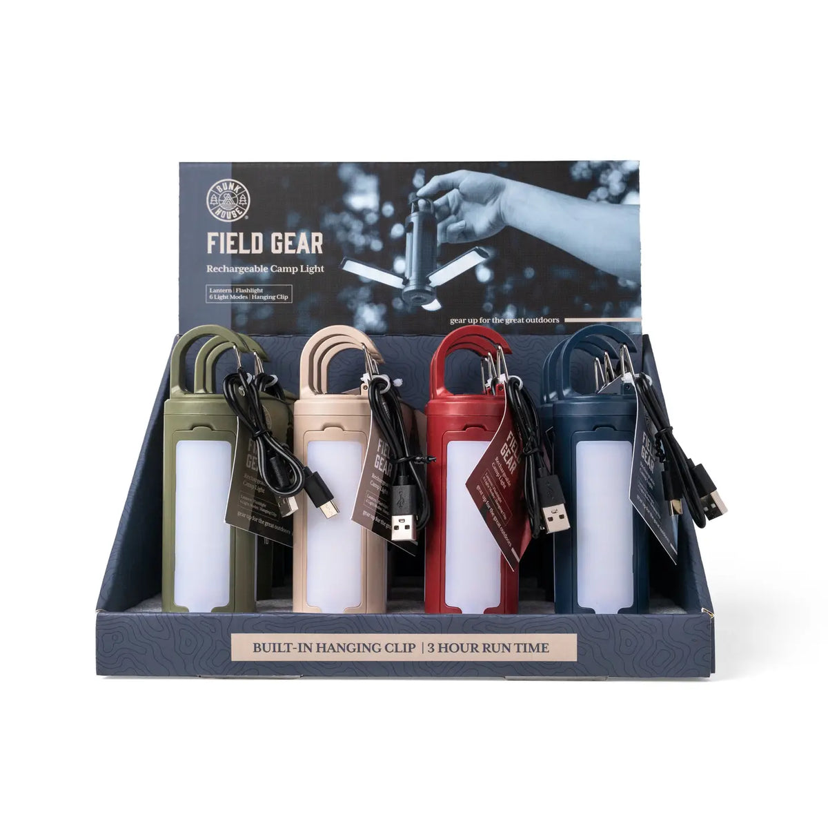 Bunk House Field Gear Rechargeable Camp Light