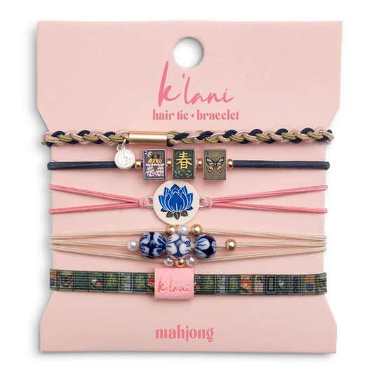 Mahjong Hair Tie Bracelets