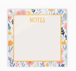 Floral Erasable Tile