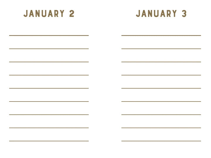 Mini One Line A Day Journal