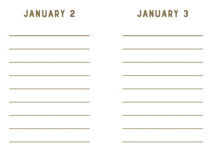 Mini One Line A Day Journal
