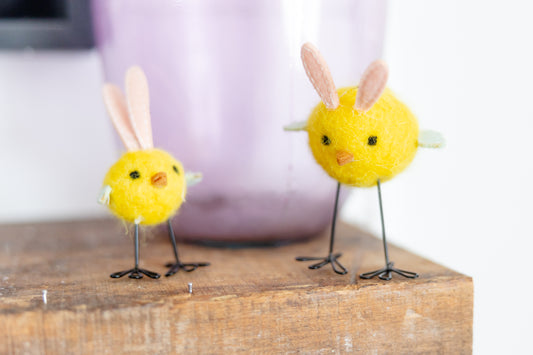 Spring Chicken Figurines