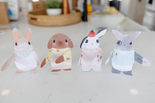 Snuggle Bunnies Notecards