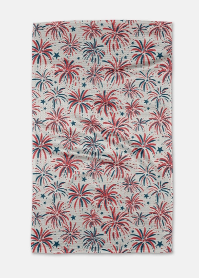 Firework Geometry Towel