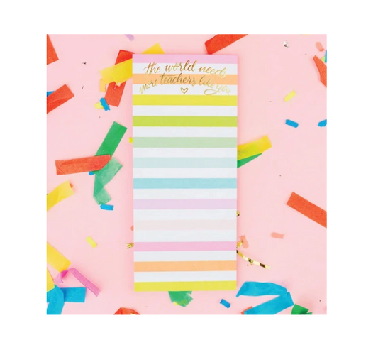 List Pad- Teacher Appreciation