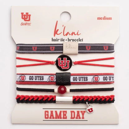 Utah Utes Hair Tie Bracelets